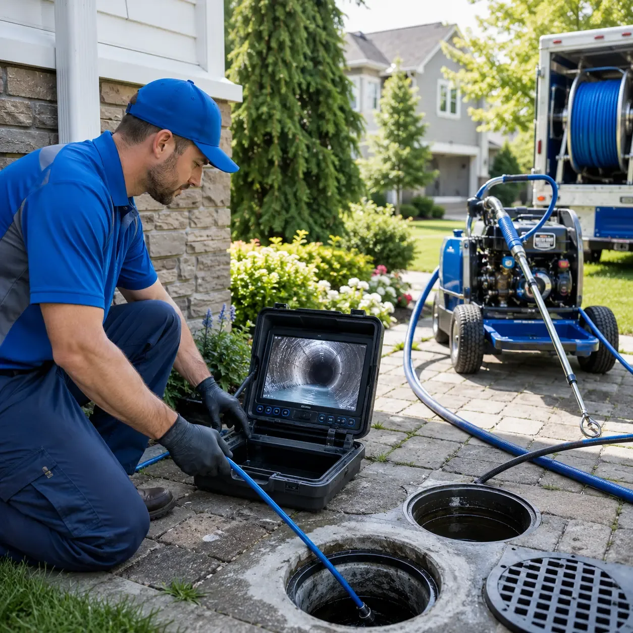 Outdoor drain cleaning professionals serving Markle, IN